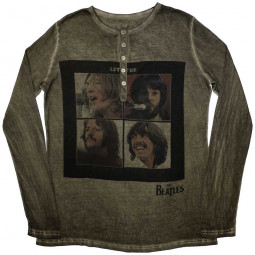 BEATLES - LET IT BE (WASH) (KHAKI GREEN) (LS) - TRIKO