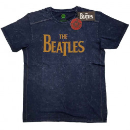 BEATLES - DROP T LOGO GOLD (SNOW WASH) (WASH COLLECTION) - TRIKO