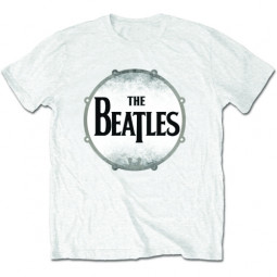 BEATLES - DRUM SKIN (WHITE) - TRIKO