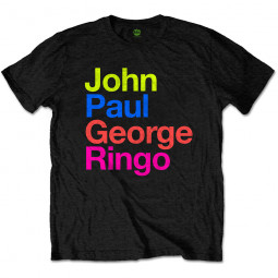 BEATLES - JOHN, PAUL, GEORGE & RINGO (COLOUR) - TRIKO