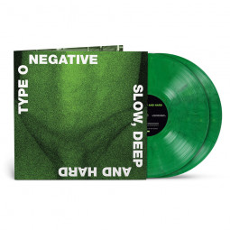 TYPE O NEGATIVE - SLOW, DEEP & HARD (BLACK/GREEN VINYL) - 2LP