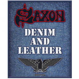 SAXON - DENIM & LEATHER - NÁŠIVKA