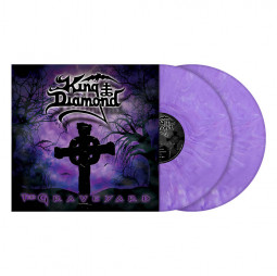 KING DIAMOND - THE GRAVEYARD (PURPLE/WHITE MARBLE) - 2LP