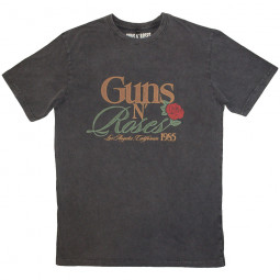 GUNS N' ROSES - CALIFORNIA 1985 (STONE WASH) - TRIKO