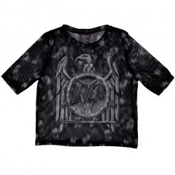 SLAYER - MONO EAGLE (CROP TOP) (MESH) (GIRLIE) - TRIKO