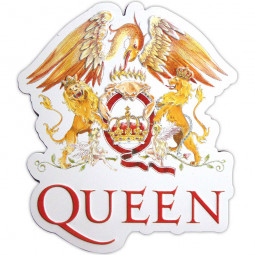 QUEEN - CLASSIC CREST EMBOSED - MAGNET