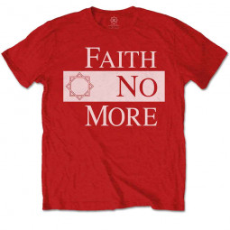 FAITH NO MORE - CLASSIC LOGO (RED) - TRIKO