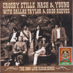 CROSBY, STILLS, NASH & YOUNG - LIVE 1969 (GREEN VINYL) - 2LP