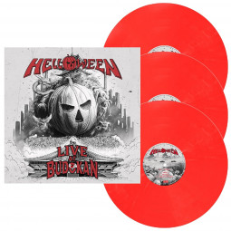 HELLOWEEN - LIVE AT BUDOKAN (MARBLED RED/WHITE) - 3LP