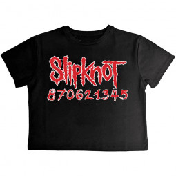 SLIPKNOT - DON'T EVER JUDGE ME (CROP TOP) (BACK PRINT) (GIRLIE) - TRIKO