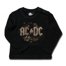 AC/DC (Rock or Bust) - Dlouhé tričko pro miminka